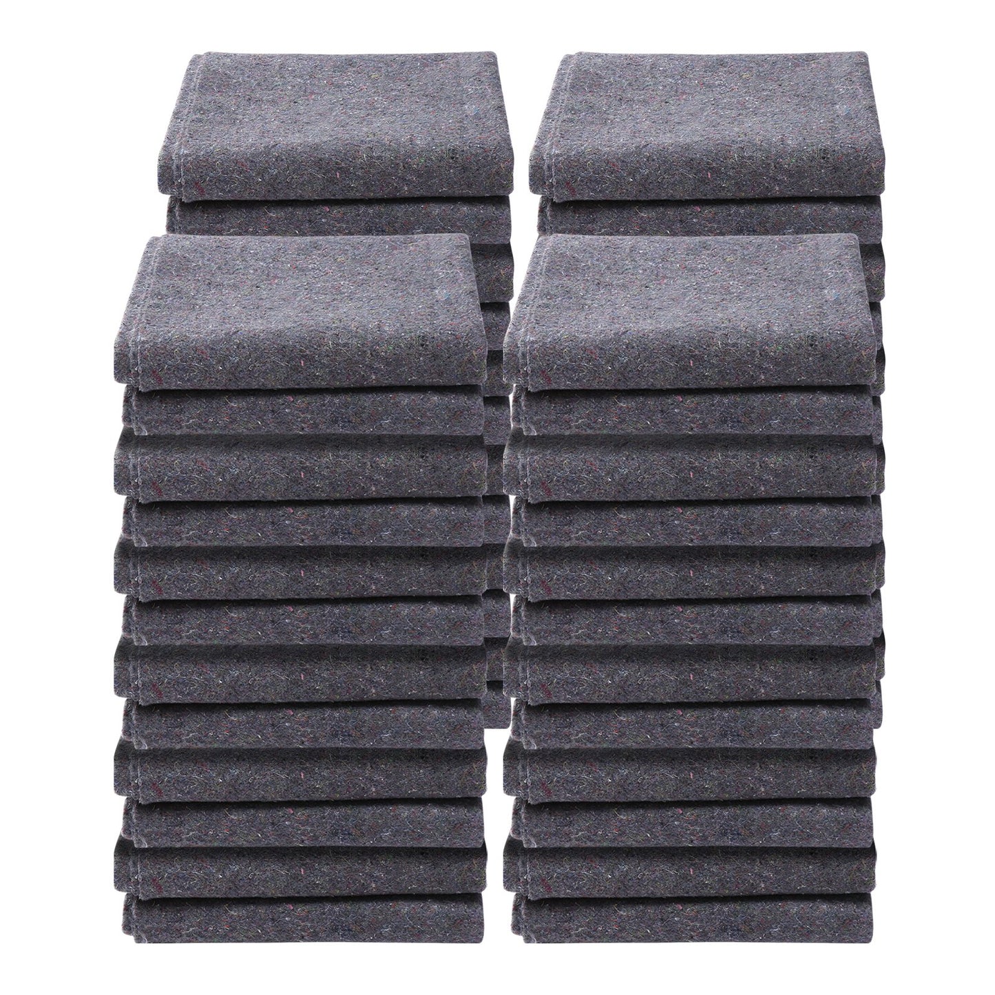 VEVOR Moving Blankets, 72" x 54", 21 lbs/dz Weight, 24 Packs, Professional Recycled Cotton Packing Blanket, Large Heavy Duty Shipping Mover Pads Perfect for Protecting Furniture, Floors, Appliances