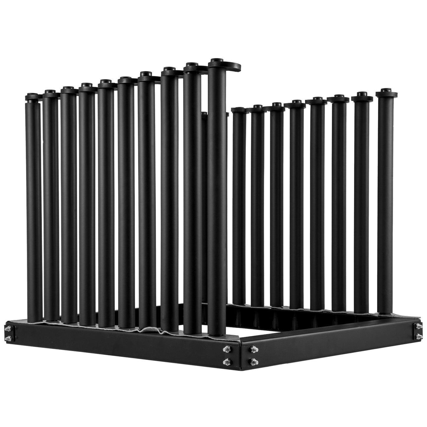 VEVOR Windshield Rack 9-Lite, Windshield Truck Rack Steel, Windshield Glass Rack 24-Inch Height, Windshield Rack for Truck with PVC Pad & Foam Padding, Glass Rack for Truck, for Glass Transportation