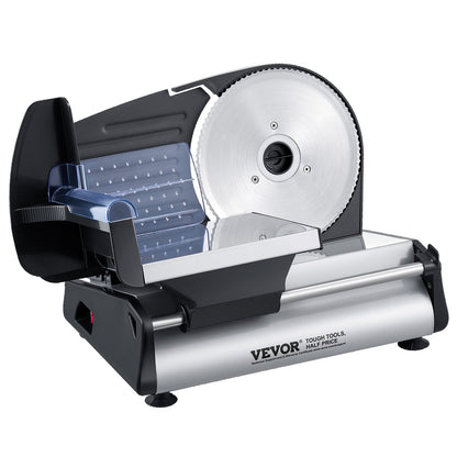 VEVOR Meat Slicer 180W 190 mm Electric Deli Food Slicer for Meat Bread Cheese