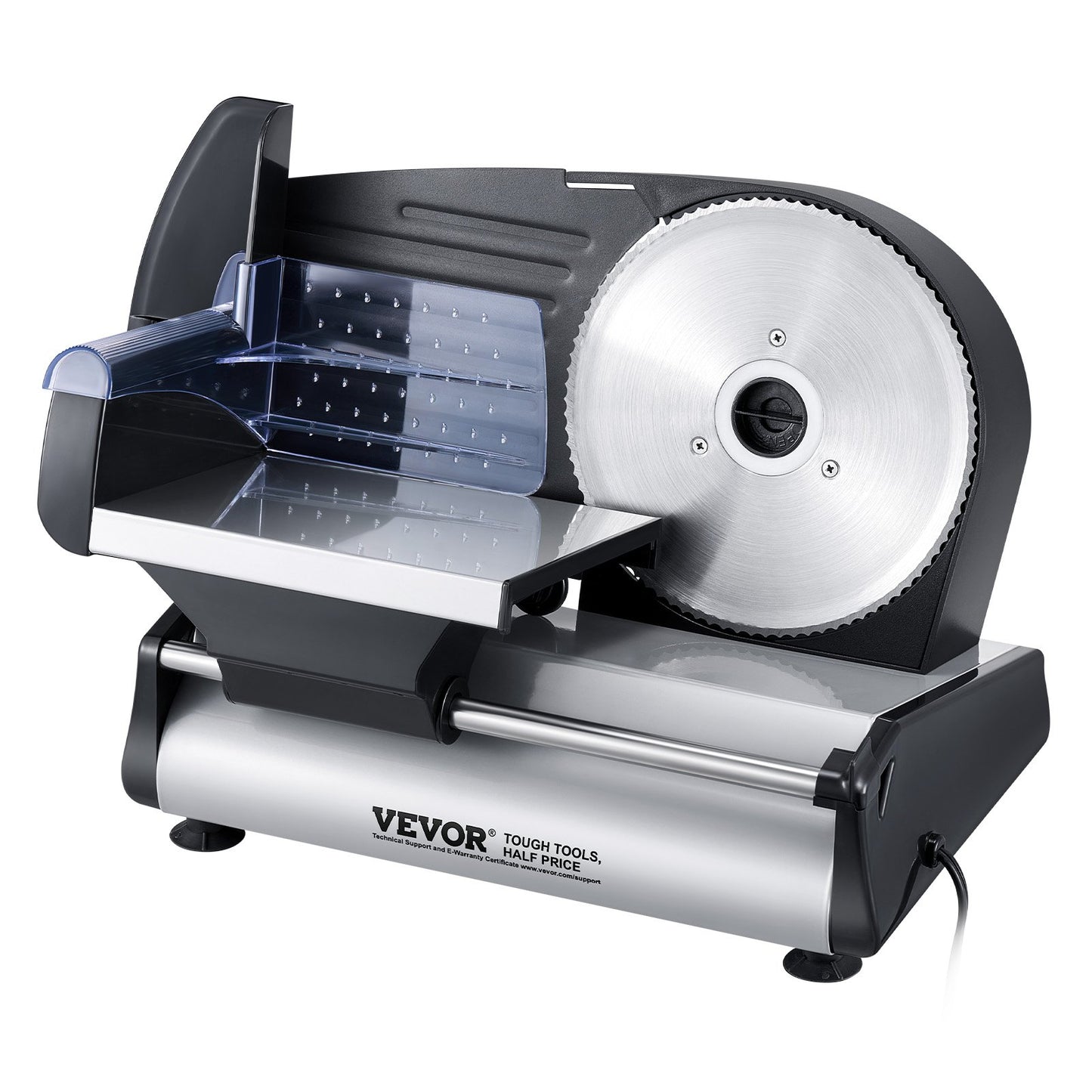 VEVOR Meat Slicer 180W 190 mm Electric Deli Food Slicer for Meat Bread Cheese