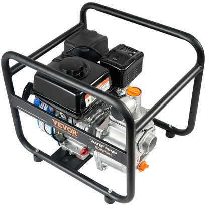 VEVOR Gasoline Engine Water Pump Gas Powered Transfer Pump 50 mm 6.5HP 4-Stroke