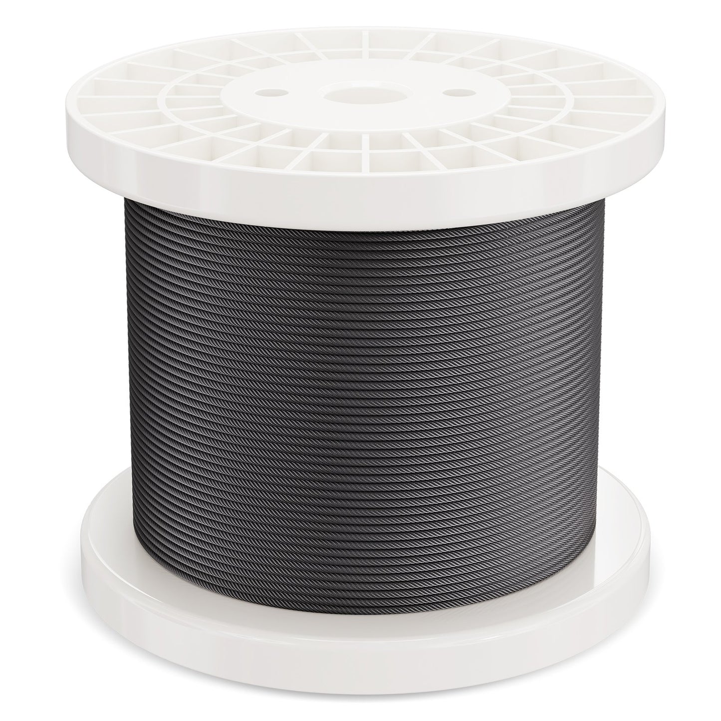 VEVOR T316 Stainless Steel Cable 3.18mm 7x7 Steel Wire Rope 152.4m Cable Railing