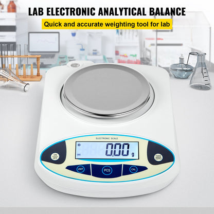 VEVOR Lab Analytical Balance Digital Precision Scale 500gx0.01g High Precision