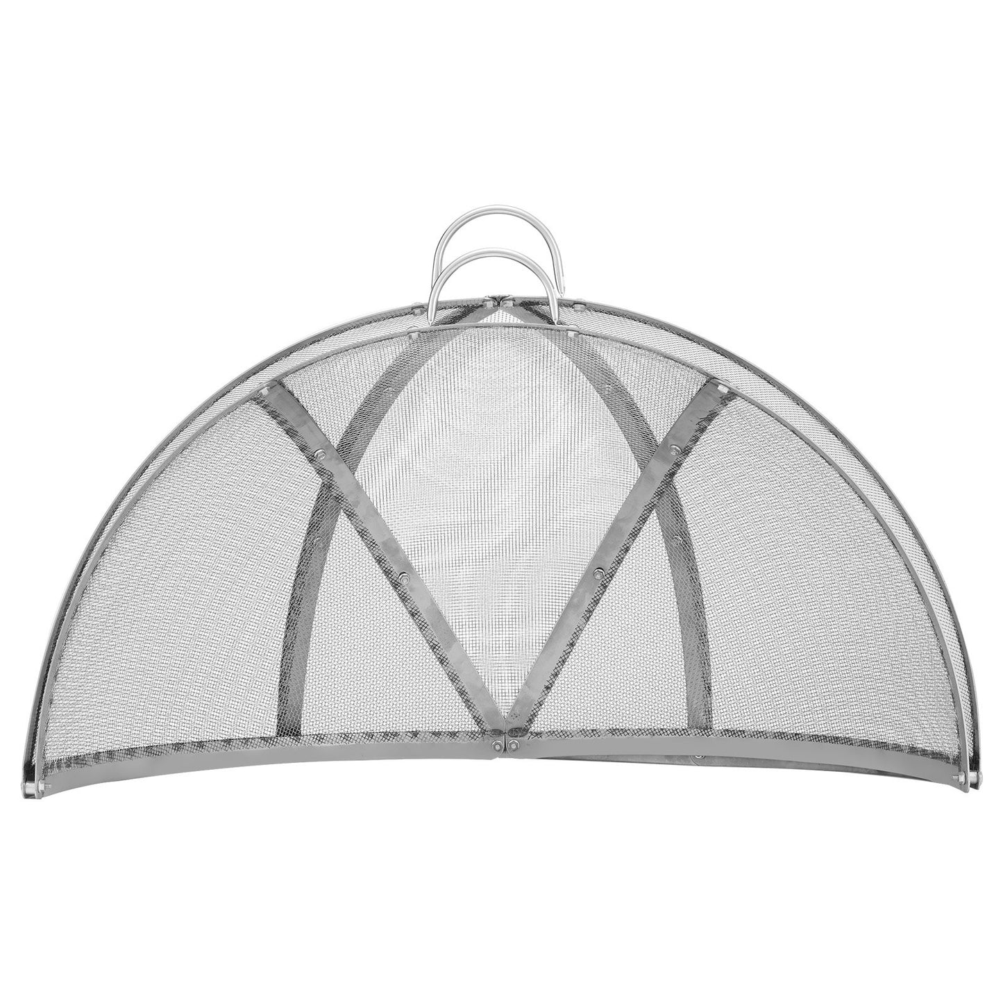 VEVOR Firepit Spark Screen Lid, 36" Diameter, Outdoor Firepit Ring Cover Round Accessories, Fire Pit Metal Cover, Easy-Opening Stainless Steel Fire Ring Covers for Outdoor Patio Fire Pits Backyard