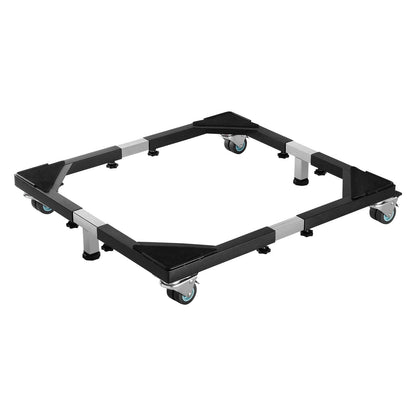 VEVOR Fridge Stand Mobile Base, 1200 lbs Load Capacity, Washing Machine Stand with 8 Locking Twin Wheels and 4 Brakes, 23-36.6 Inches Adjustable Furniture Dolly for Washer, Refrigerator and Dryer