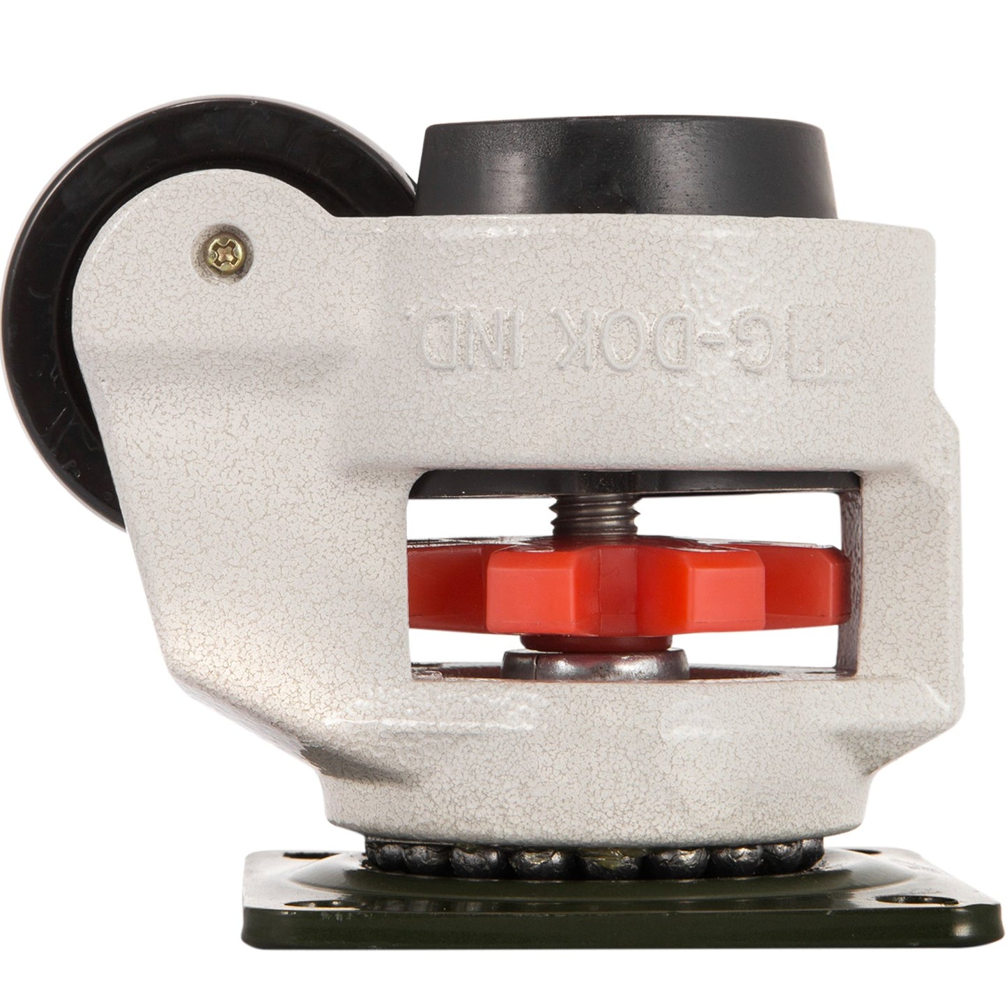 VEVOR 4 Pack Leveling Casters GD-60F Plate Mounted Footmaster Leveling Caster 551kg per Leveling Caster Wheels Nylon Wheel and NBR Pad(GD-60F)