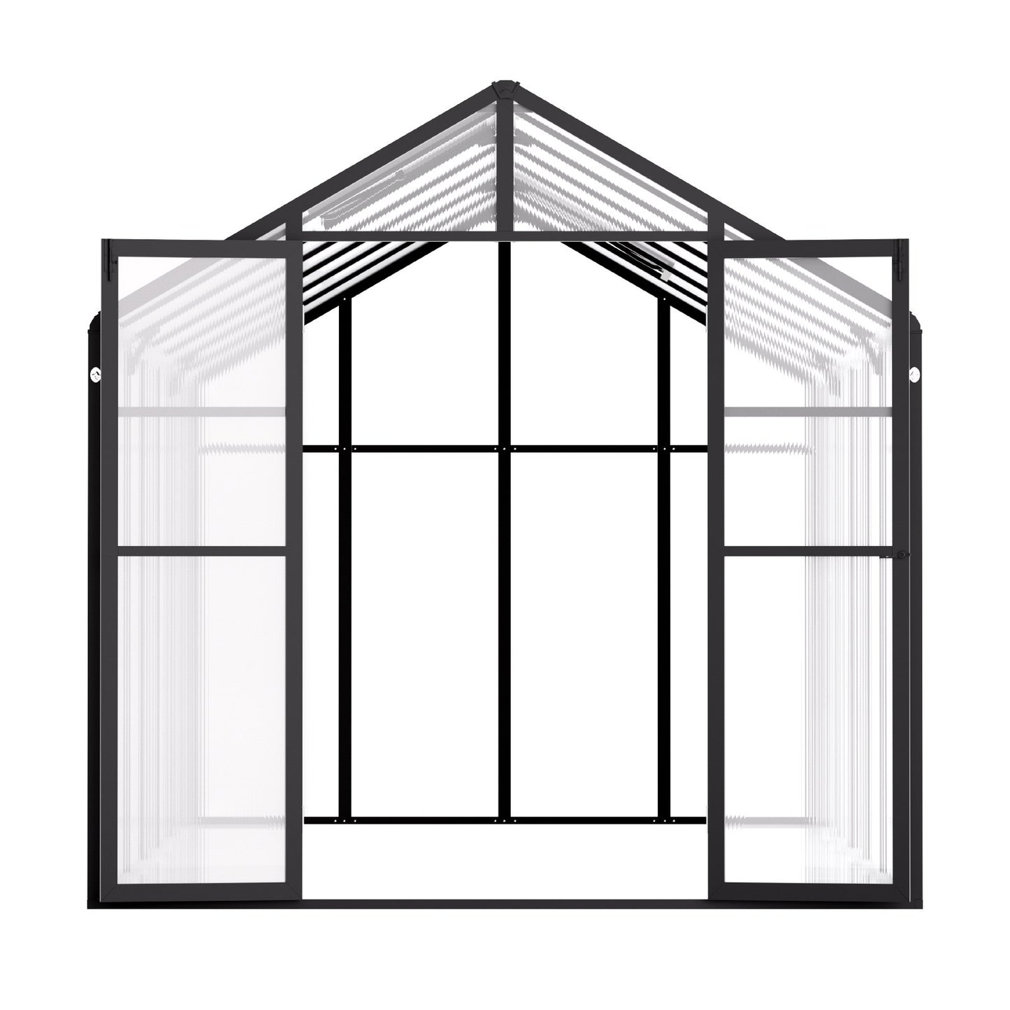 VEVOR Polycarbonate Greenhouse 8 x 14 Ft Outdoor Walk-in Greenhouse for Garden