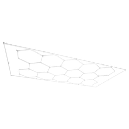 VEVOR Hexagon Garage Lights 86400LM 5 Grid Honeycomb LED Shop Ceiling Light