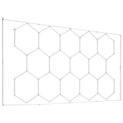 VEVOR Hexagon Garage Lights 86400LM 5 Grid Honeycomb LED Shop Ceiling Light