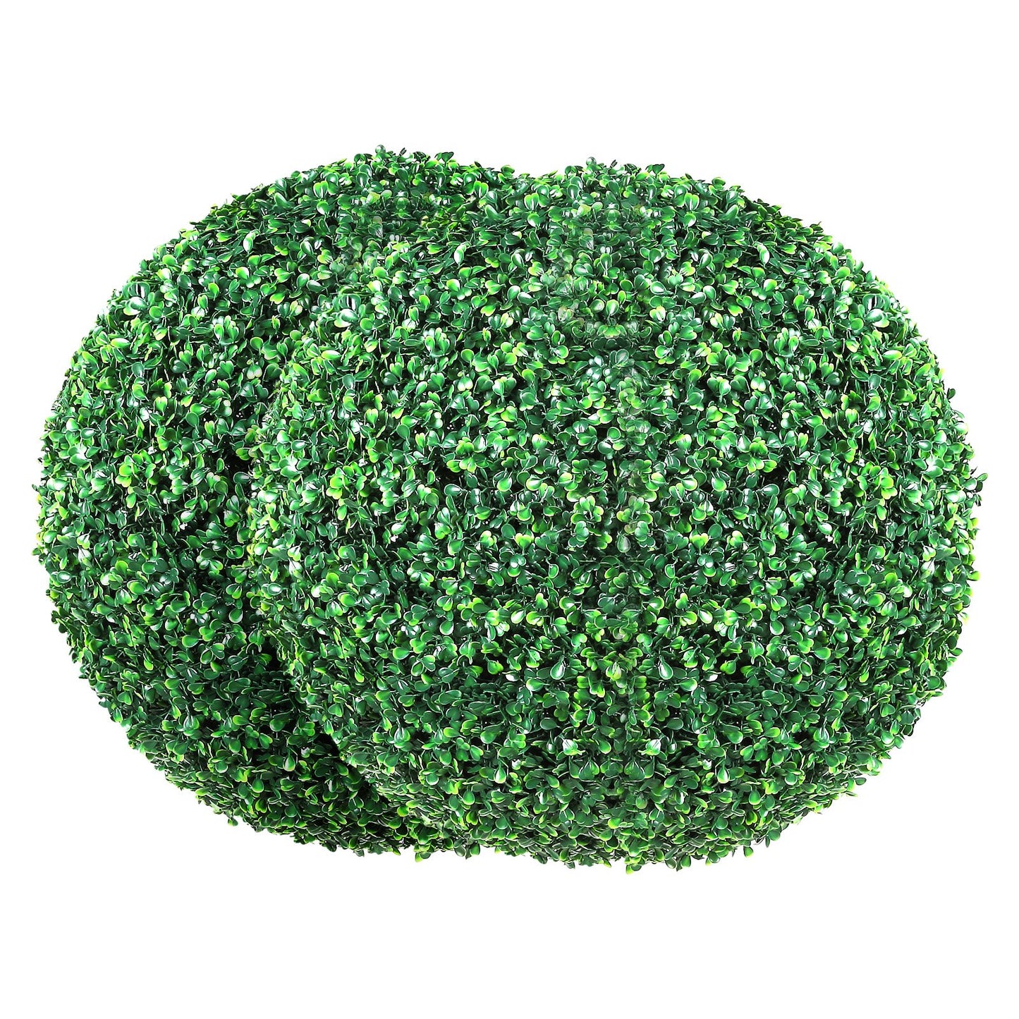 VEVOR Artificial Topiaries Boxwood Trees, (2 Pieces), Ball-Shape Faux Topiaries Plant, All-year Green Feaux Plant Decorative Balls for Backyard, Balcony,Garden, Wedding and Home