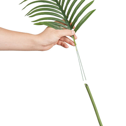 VEVOR Artificial Palm Tree, 1.5m Tall Faux Plant, Secure PE Material & Anti-Tip Tilt Protection Low-Maintenance Plant, Lifelike Green Fake Tree for Home Office Warehouse Decor Indoor Outdoor