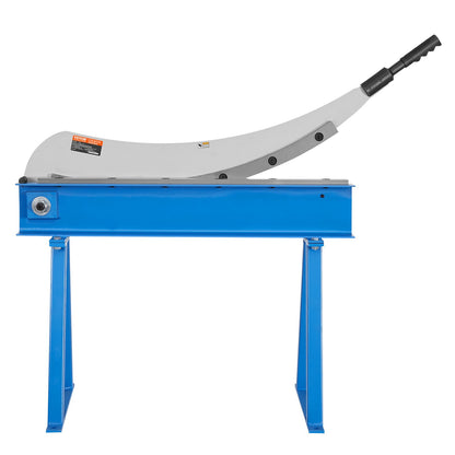VEVOR 800mm Manual Hand Plate Shear for Metal Sheet Processing, Benchtop Cutter with Q235 Material, for Crafts Thick Steel Crafting, Heavy Duty Roll Press Machine for Builders, DIY Enthusiasts