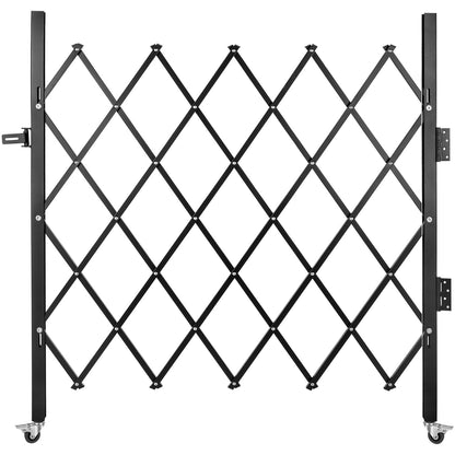 VEVOR Single Folding Security Gate Folding Door Gate 48"H x 66"W Scissor Gate