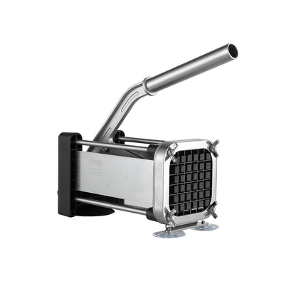 VEVOR French Fry Cutter, Potato Slicer with 1/2-Inch and 3/8-Inch Stainless Steel Blades, Manual Potato Cutter Chopper with Suction Cups, Great for Potato, French Fries, Cucumber, Vegetables, Carrot
