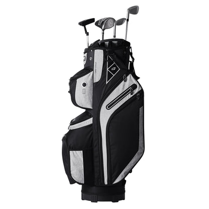 VEVOR Golf Cart Bag with 14 Way Organizer Divider Top, 13 Pockets Premium Cart Bag, Durable 600D Polyester Fabric Golf Bags with Handles & Dust Cover & Detachable Straps for Men & Women, Black Color-Block