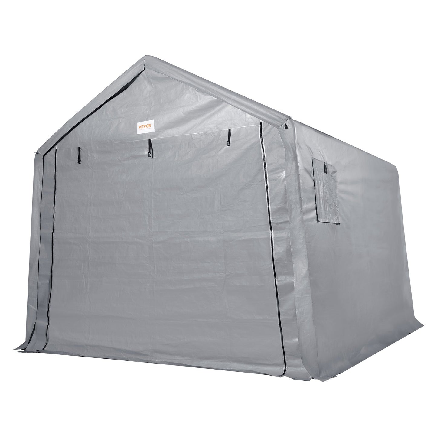 VEVOR Protable Stotage Shelter Garage Stotage Shed 7 x 12 x 7.36ft & Zipper Door