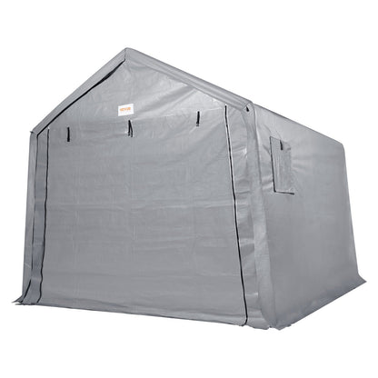 VEVOR Protable Stotage Shelter Garage Stotage Shed 7 x 12 x 7.36ft & Zipper Door