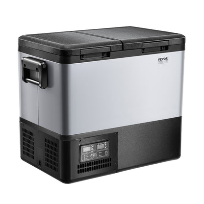 VEVOR Portable Car Refrigerator Freezer Compressor 55L Dual Zone for Car Home