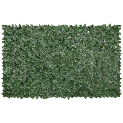 VEVOR Ivy Privacy Fence, 59 x 98 in Artificial Green Wall Screen, Greenery Ivy Fence with Mesh Cloth Backing and Strengthened Joint, Faux Hedges Vine Leaf Decoration for Outdoor Garden, Yard, Balcony