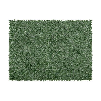 VEVOR Ivy Privacy Fence, 1830 x 2440 mm Artificial Green Wall Screen, Greenery Ivy Fence with Mesh Cloth Backing and Strengthened Joint, Faux Hedges Vine Leaf Decoration for Outdoor Garden, Yard