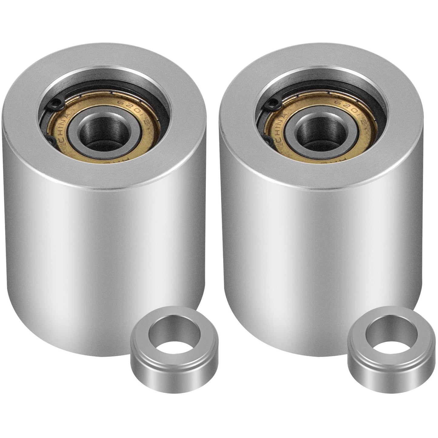 VEVOR Belt Knife Grinder 2"x72" Wheel Set 5" Drive 5/8" Bore 4" Track 2" Idler