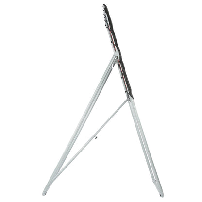 VEVOR Folding Lacrosse Rebounder for Backyard, 3x4 Ft Volleyball Bounce Back Net, Pitchback Throwback Baseball Softball Return Training Screen, Adjustable Angle Shooting Practice Training Wall, Black