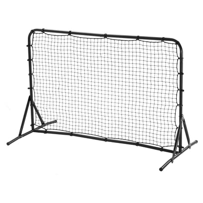 VEVOR 6x4FT Soccer Rebound Trainer Soccer Training Equipment Double-Sided Net