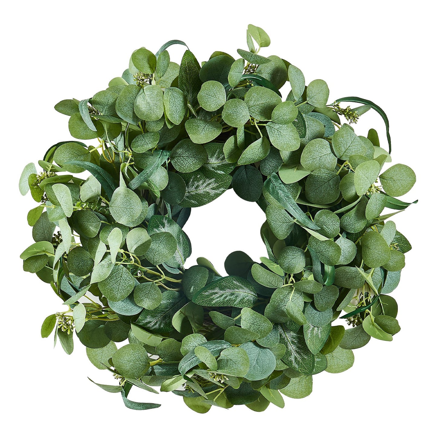 VEVOR Artificial Decorative Wreath 66.04 cm Green Eucalyptus Leaves Year Round