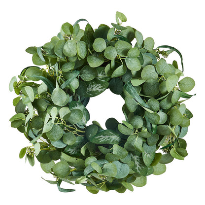 VEVOR Artificial Decorative Wreath 66.04 cm Green Eucalyptus Leaves Year Round