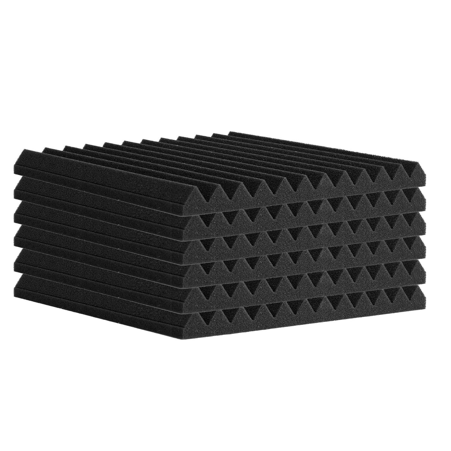 VEVOR Acoustic Foam Panels 48 Pack 12 x 12 x 1 in Adhesive for Wall Ceiling