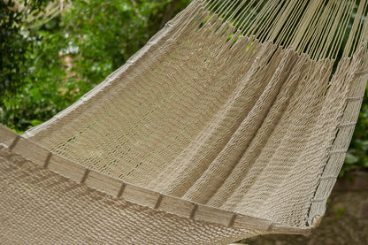 Outdoor undercover cotton Mayan Legacy hammock Family size Marble