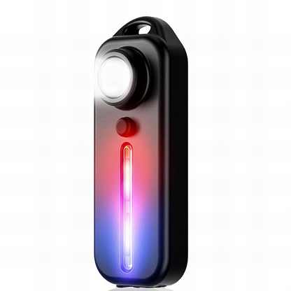 LED Red White & Blue Flashing Chest Clip Strobe Light