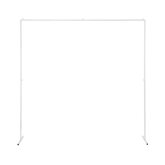 2M Backdrop Stand Wedding Background Decoration Party Flower Balloon Display White