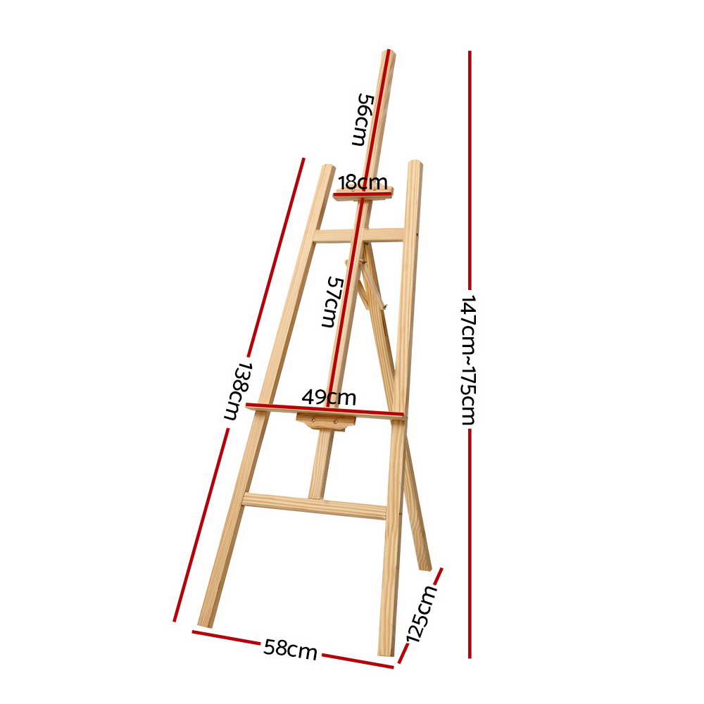 Artiss Painting Easel Pine Wood 175cm