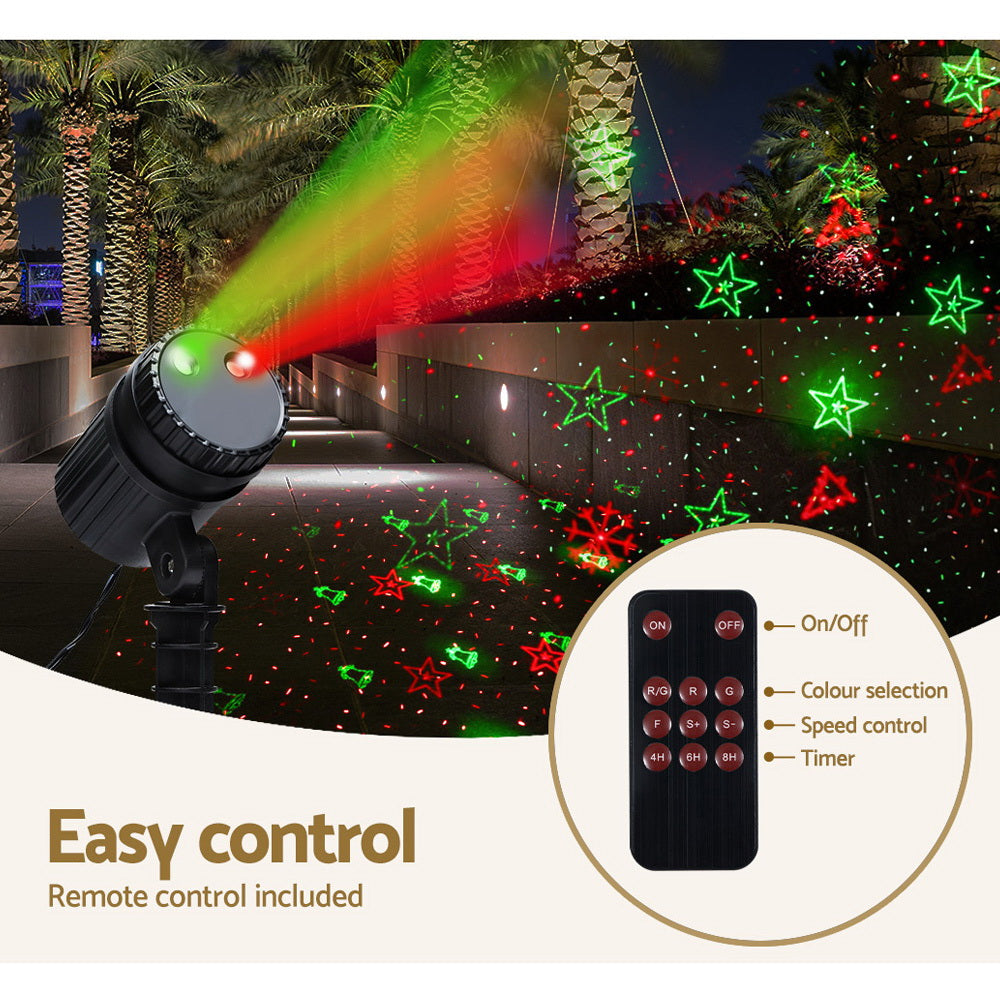 Jingle Jollys Christmas Lights Laser Light Projector Outdoor Decorations