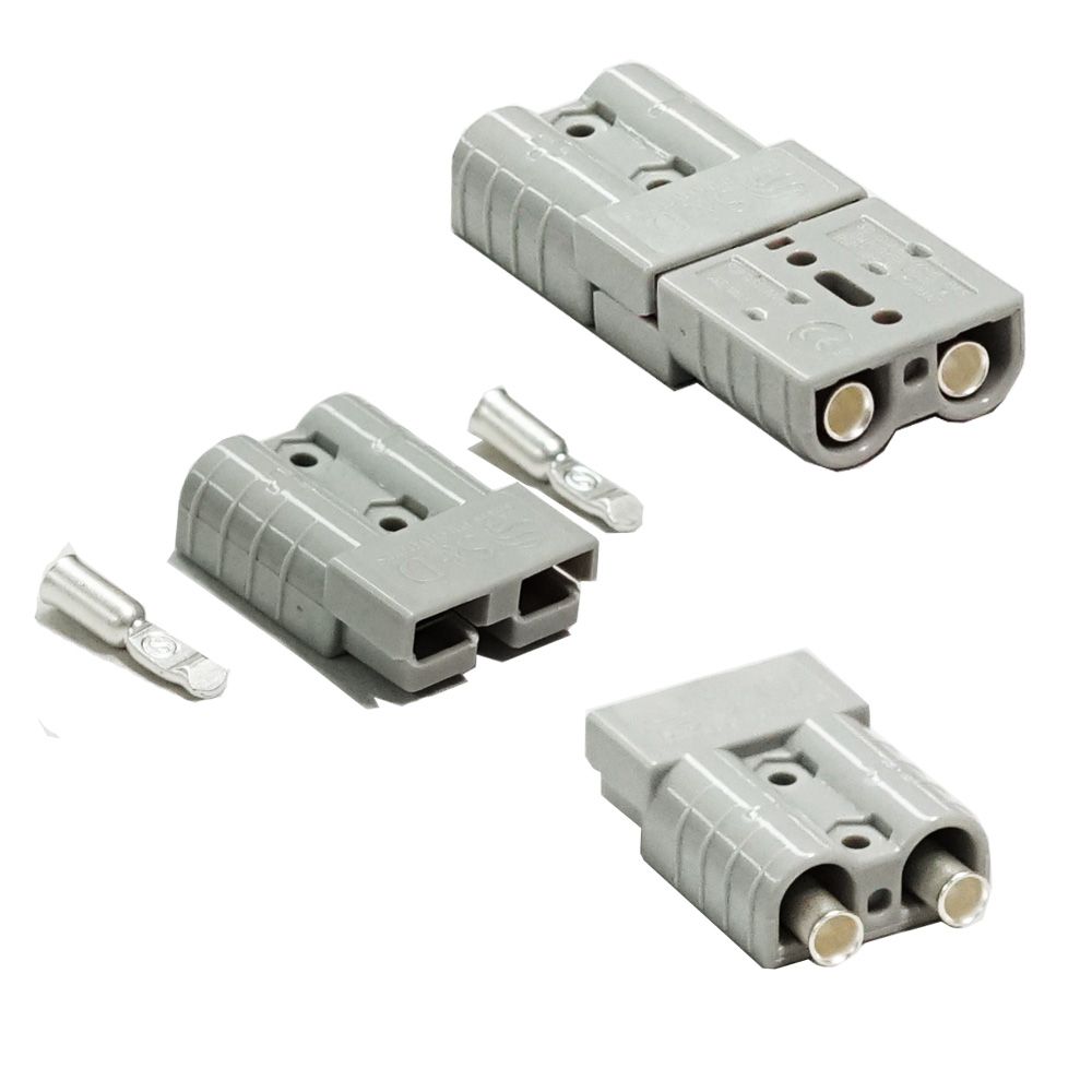 10x Anderson Style Plug connector 50AMP Caravan Trailer Solar 6AWG GREY